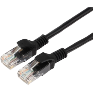 Патч-корд ExeGate UTP-RJ45-RJ45-5e-CU-2M-BK, 2м
