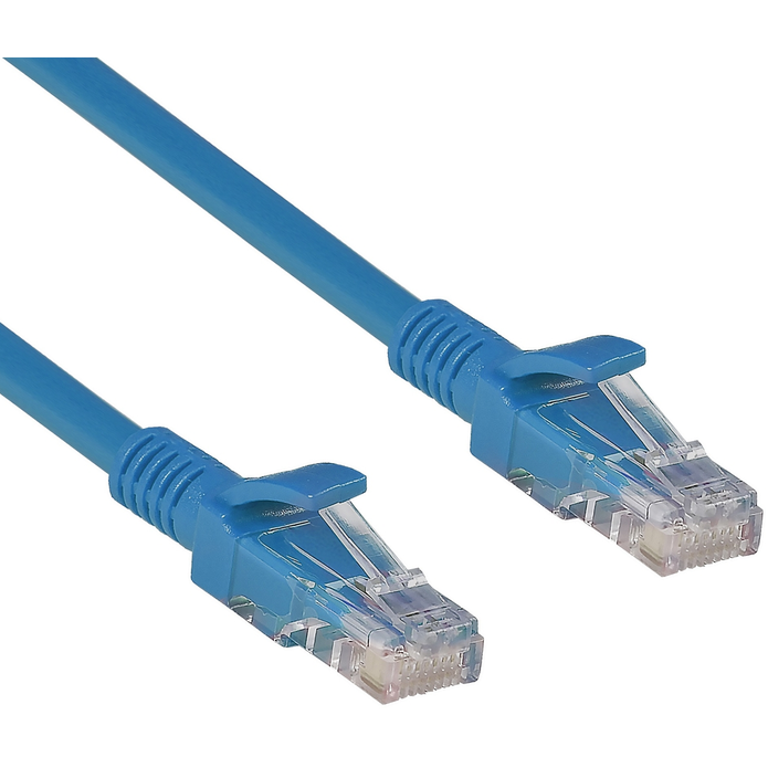Патч-корд ExeGate UTP-RJ45-RJ45-5e-CU-2M-BL, 2м