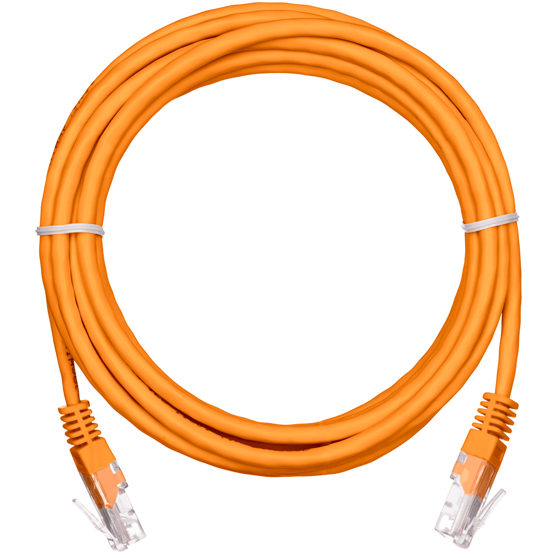 Кабель патч-корд U/UTP 5e кат. 3м Netlan EC-PC4UD55B-BC-PVC-030-OR-10