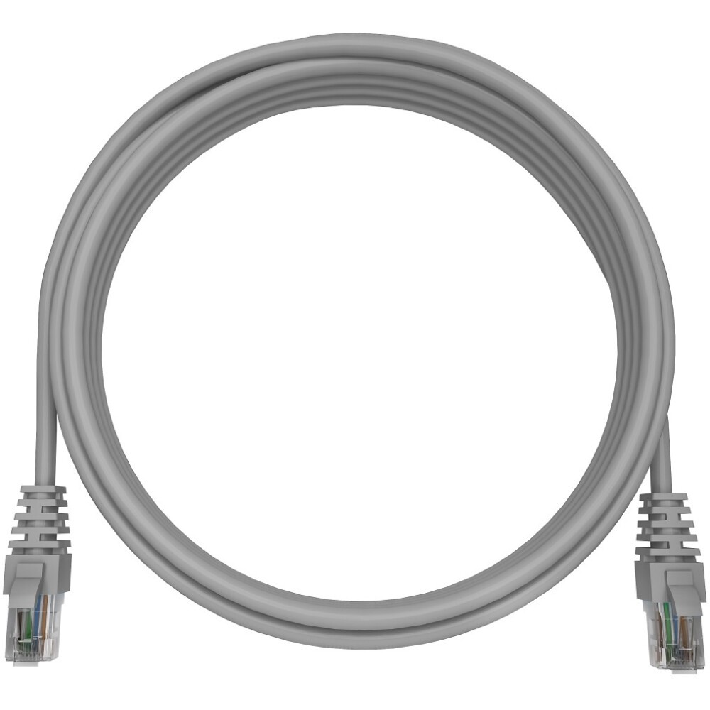 Патч-корд NTSS NTSS-PC-UTP-RJ45-5e-0.3-LSZH-GY, 0.3м