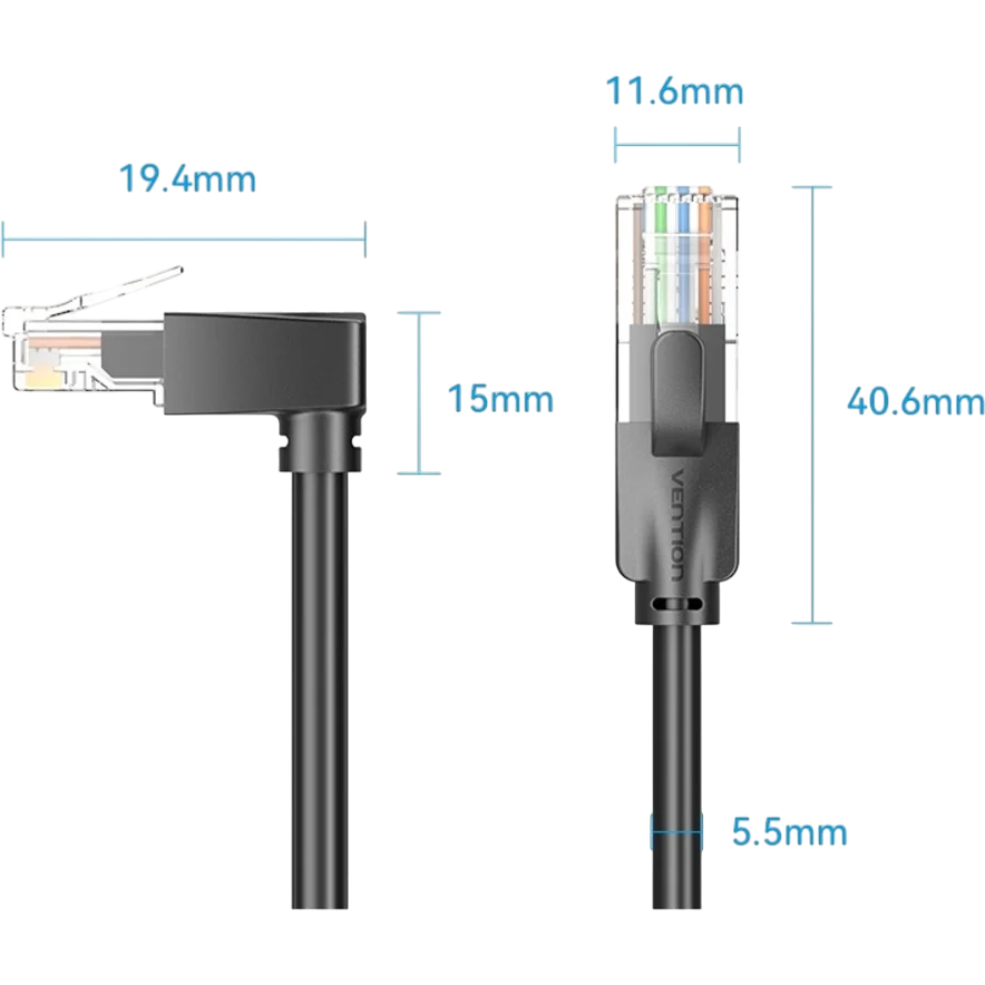 Патч-корд Vention IBWBG, 1.5м — изображение 2