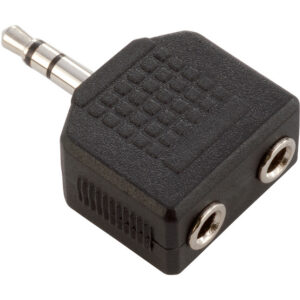 Переходник 2x 3.5 Jack (F) - 3.5 Jack (M), Adam Hall 7556