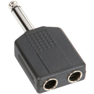 Переходник 2x 6.3 Jack (F) - 6.3 Jack (M), Adam Hall 7547