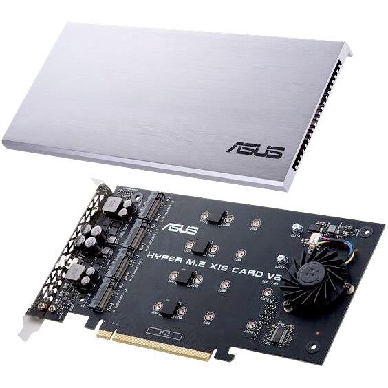 Переходник PCI-E - M.2 ASUS Hyper M.2 X16 Card V2 — изображение 2