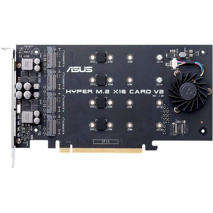 Переходник PCI-E - M.2 ASUS Hyper M.2 X16 Card V2 — изображение 3