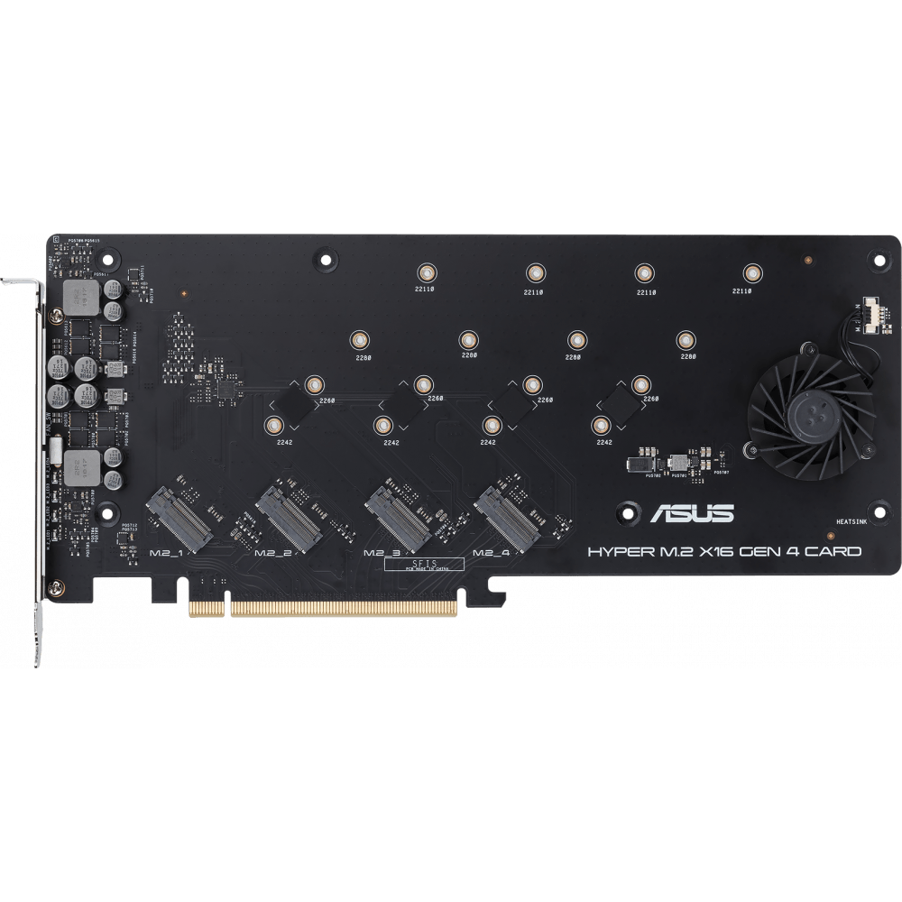 Переходник PCI-E - M.2 ASUS Hyper M.2 X16 Gen 4 Card — изображение 2