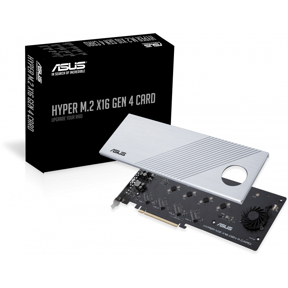 Переходник PCI-E - M.2 ASUS Hyper M.2 X16 Gen 4 Card — изображение 3