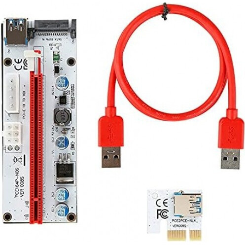 Переходник PCI-E x1 - PCI-E x16 KS-IS KS-347 — изображение 2