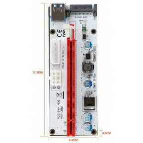 Переходник PCI-E x1 - PCI-E x16 KS-IS KS-347 — изображение 8