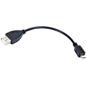 Переходник USB A (F) - microUSB B (M), Gembird A-OTG-AFBM-001