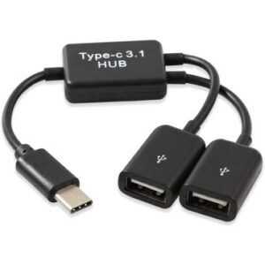 Переходник USB Type-C (M) - 2x USB (F), KS-IS KS-813