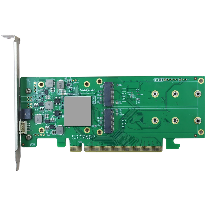 Плата расширения HighPoint SSD7502 — изображение 4