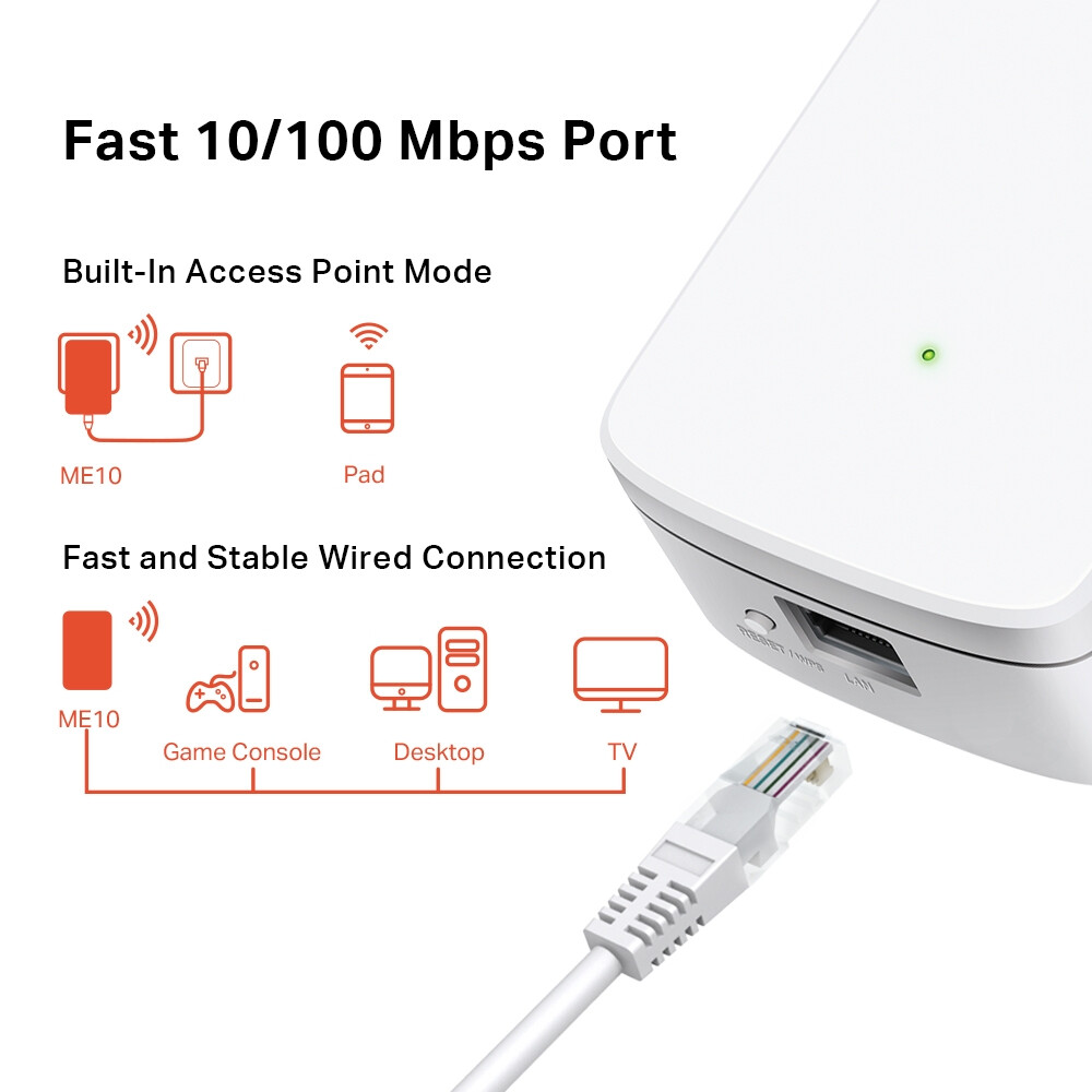 Повторитель Mercusys ME10 — изображение 6