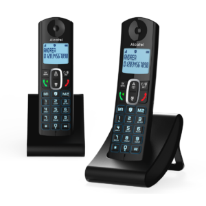Радиотелефон Alcatel F685 Duo Black