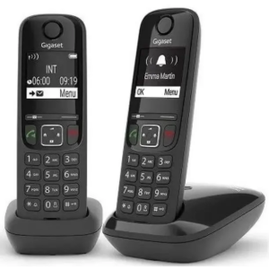 Радиотелефон Gigaset AS690 DUO Black