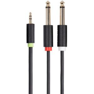 Разветвитель 3.5 Jack (M) - 2x 6.3 Jack (M), 1.5м, Telecom TAV6168-1.5M