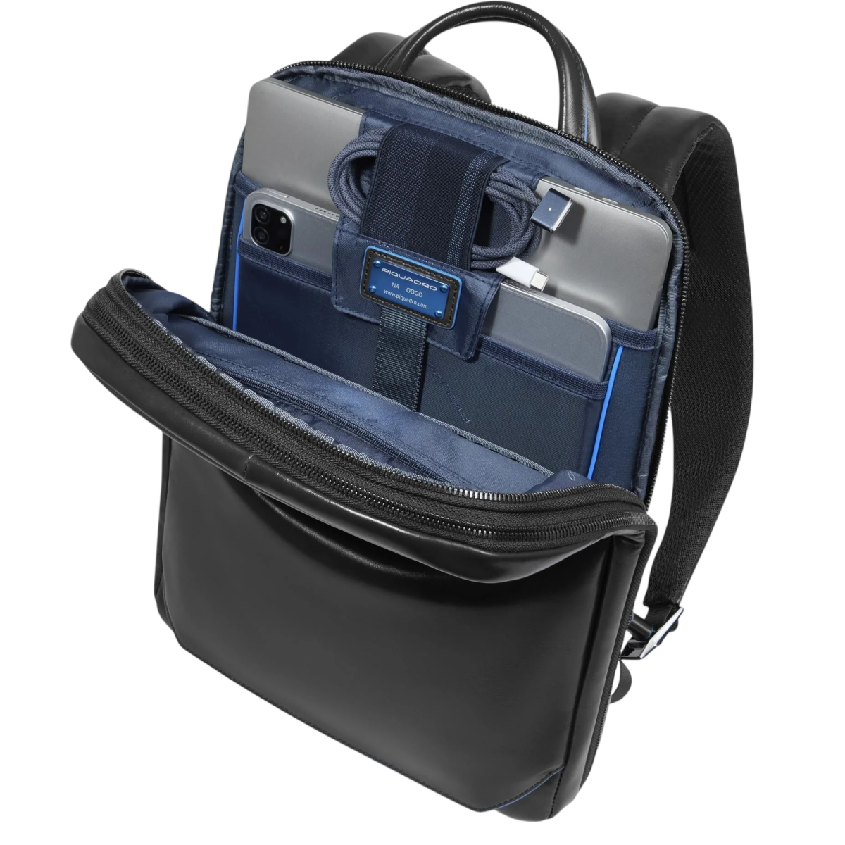 Рюкзак для ноутбука Piquadro Computer Backpack 14" Black (CA6311B2/N) — изображение 4