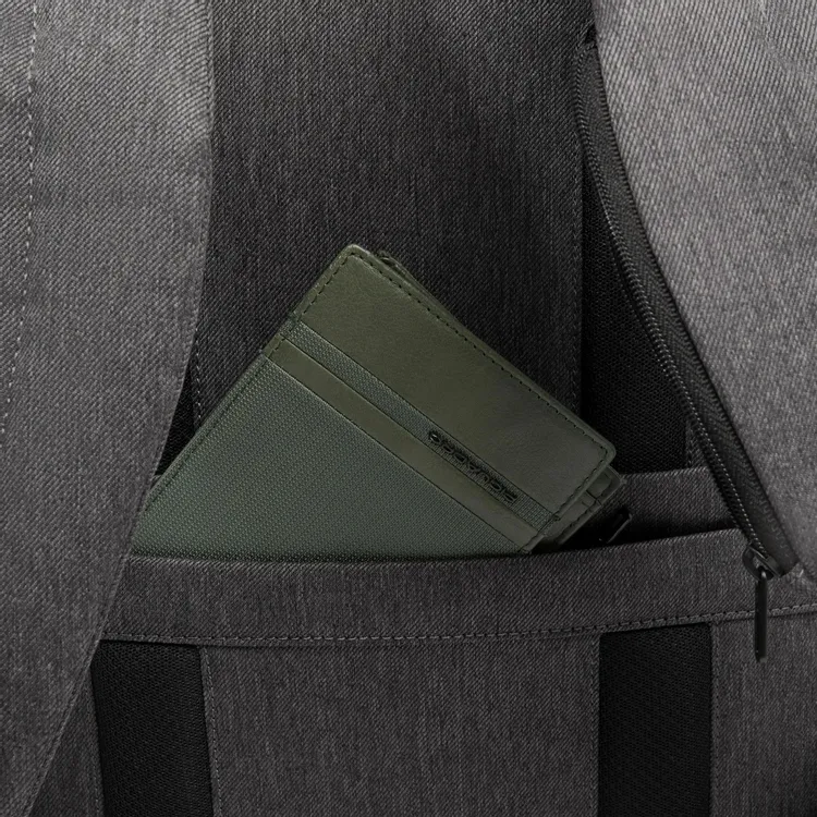 Рюкзак для ноутбука Piquadro Computer Backpack 15.6" Grey/Black (CA4818BR2/GRN) — изображение 6