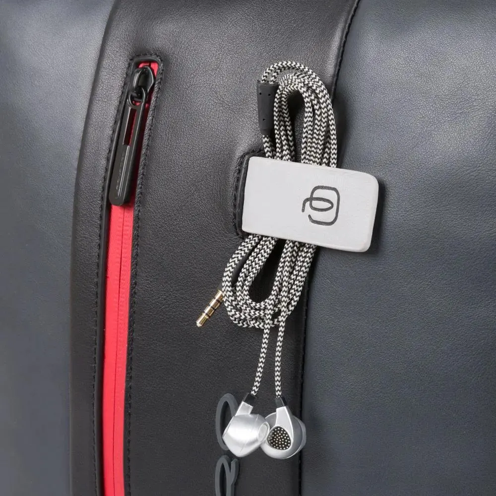 Рюкзак для ноутбука Piquadro Laptop Backpack 15.6 Grey/Red (CA4818UB00/GRN) — изображение 3