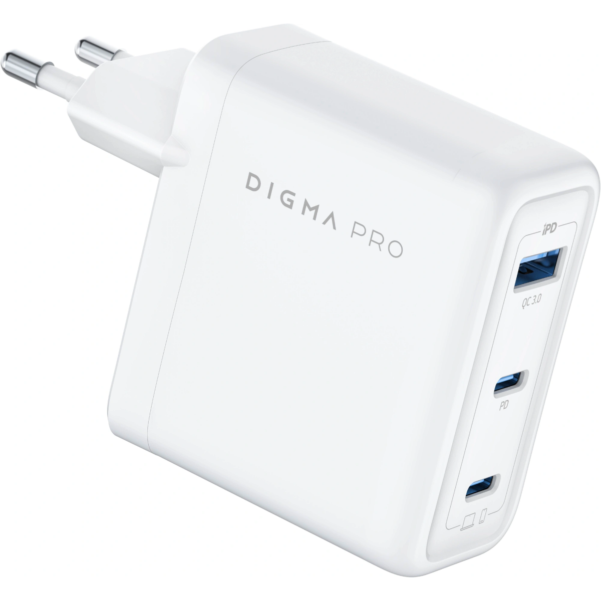 Сетевое зарядное устройство Digma DPW1С0G012WH — изображение 3