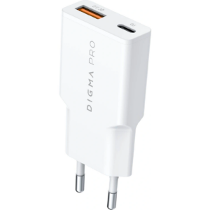 Сетевое зарядное устройство Digma DPW3A3GX11WH