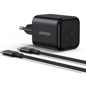 Сетевое зарядное устройство UGREEN X524 Black + Type-C Cable (65054)