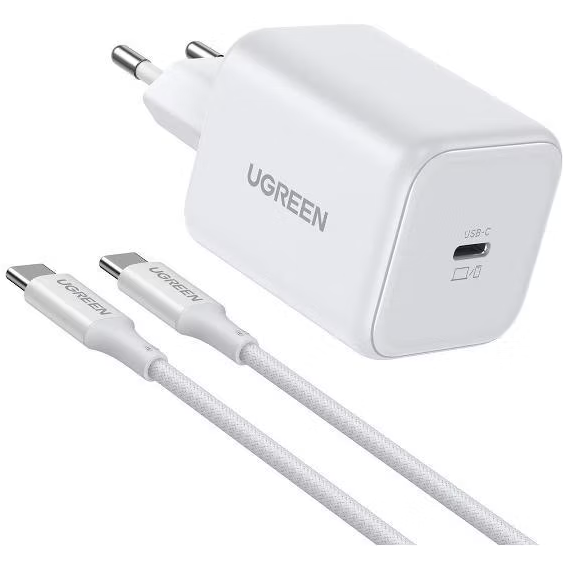 Сетевое зарядное устройство UGREEN X524 White + Type-C Cable (65055) — изображение 4