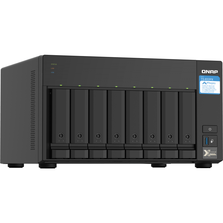 Сетевое хранилище (NAS) QNAP TS-832PX-4G — изображение 2