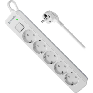 Сетевой фильтр Defender DFS-131 White