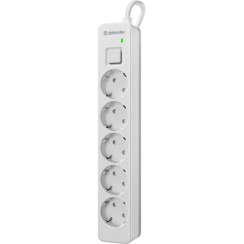 Сетевой фильтр Defender DFS-133 White — изображение 3