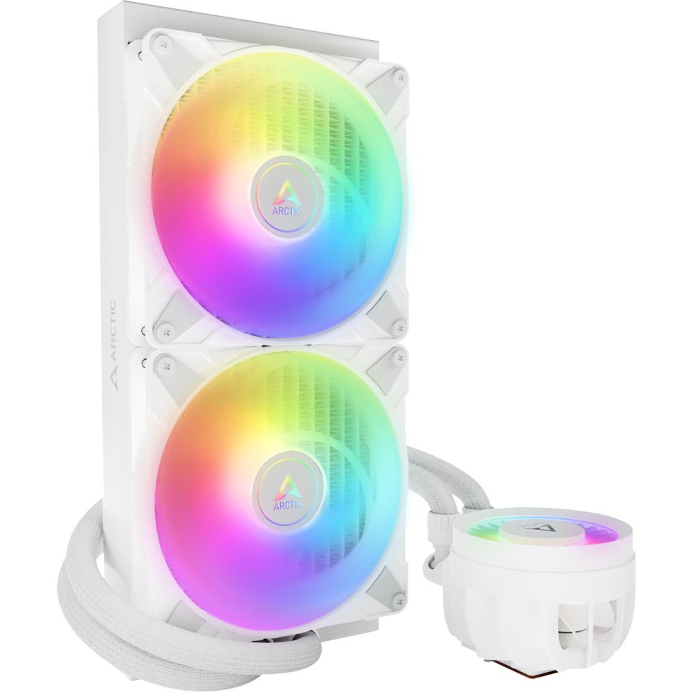 Система жидкостного охлаждения Arctic Liquid Freezer III 280 ARGB White — изображение 4