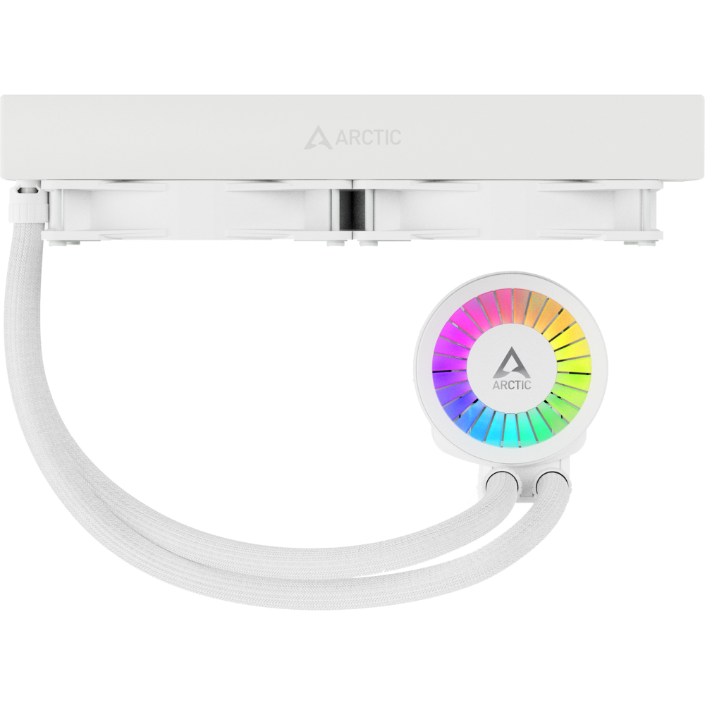 Система жидкостного охлаждения Arctic Liquid Freezer III 280 ARGB White — изображение 5