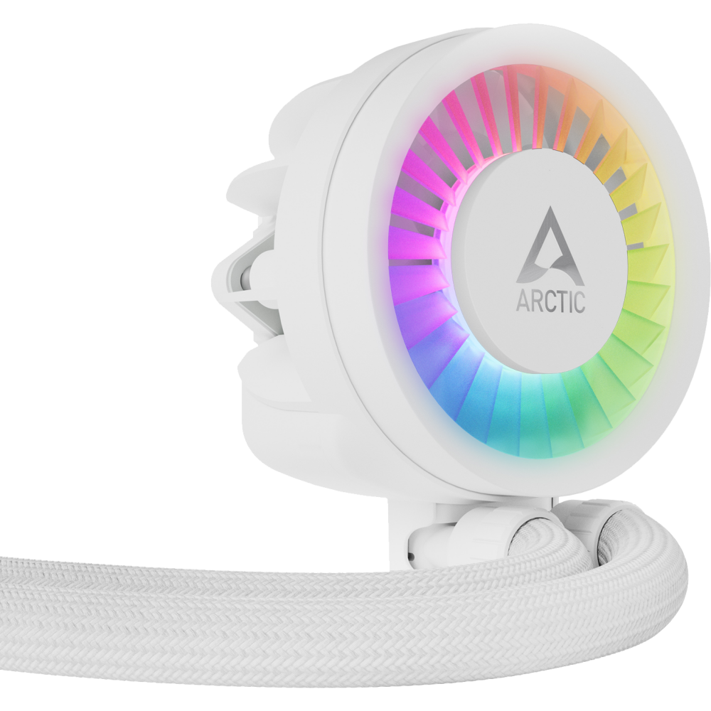 Система жидкостного охлаждения Arctic Liquid Freezer III 280 ARGB White — изображение 6