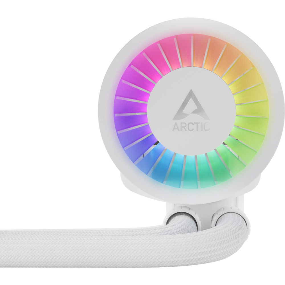 Система жидкостного охлаждения Arctic Liquid Freezer III 280 ARGB White — изображение 7