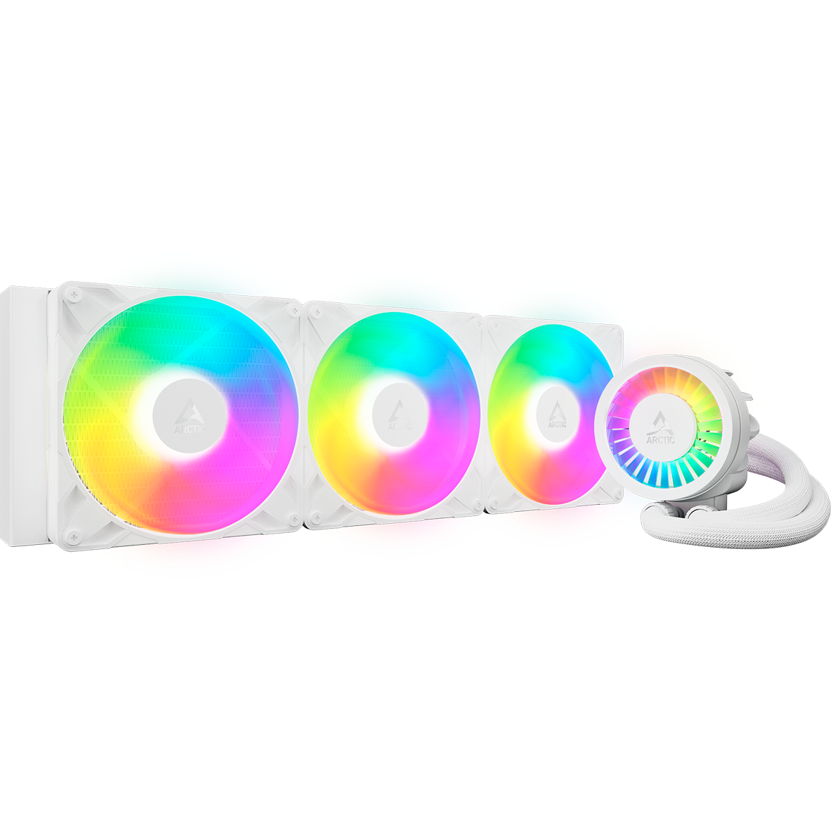 Система жидкостного охлаждения Arctic Liquid Freezer III Pro 420 ARGB White