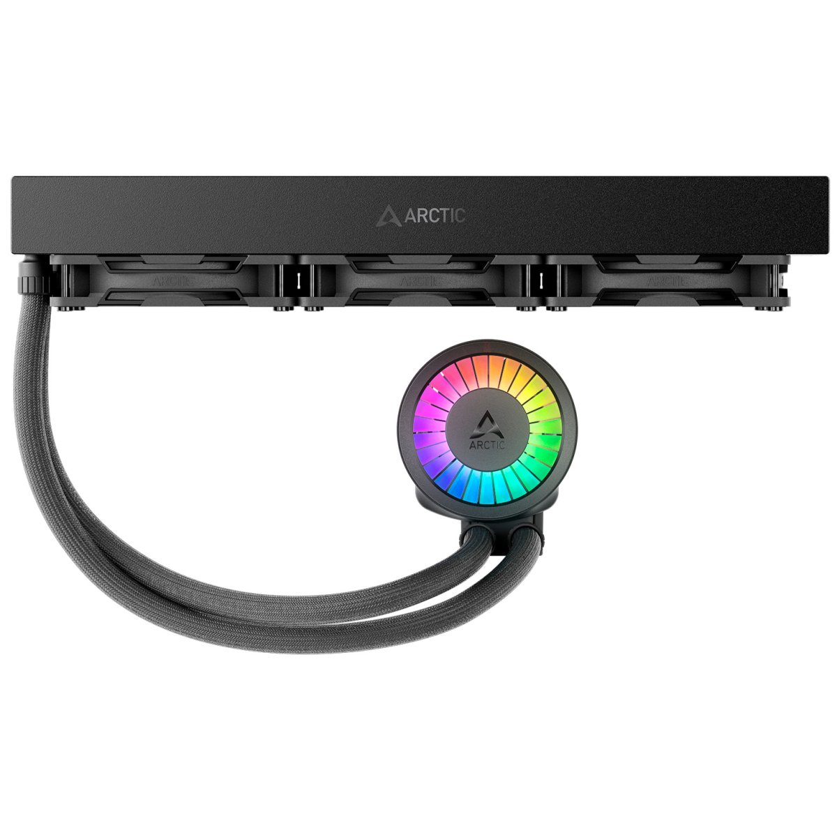 Система жидкостного охлаждения Arctic Liquid Freezer III Pro 360 ARGB Black — изображение 3