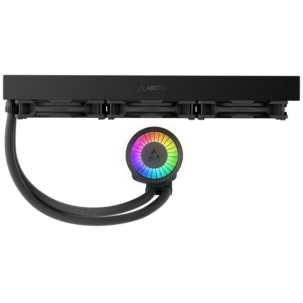 Система жидкостного охлаждения Arctic Liquid Freezer III Pro 420 ARGB Black — изображение 3