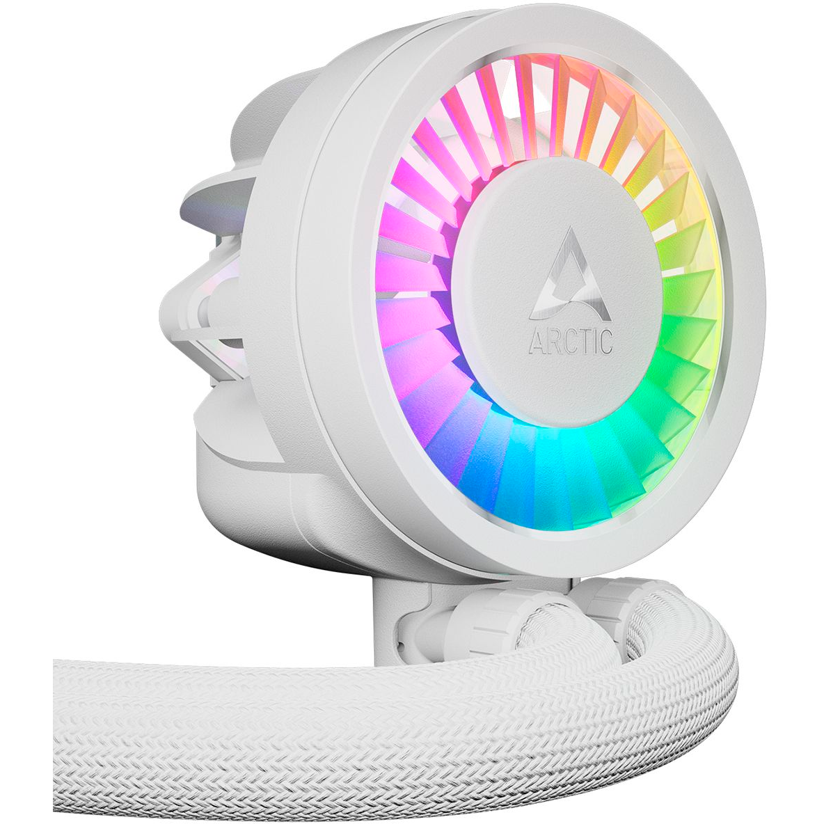 Система жидкостного охлаждения Arctic Liquid Freezer III Pro 420 ARGB White — изображение 5