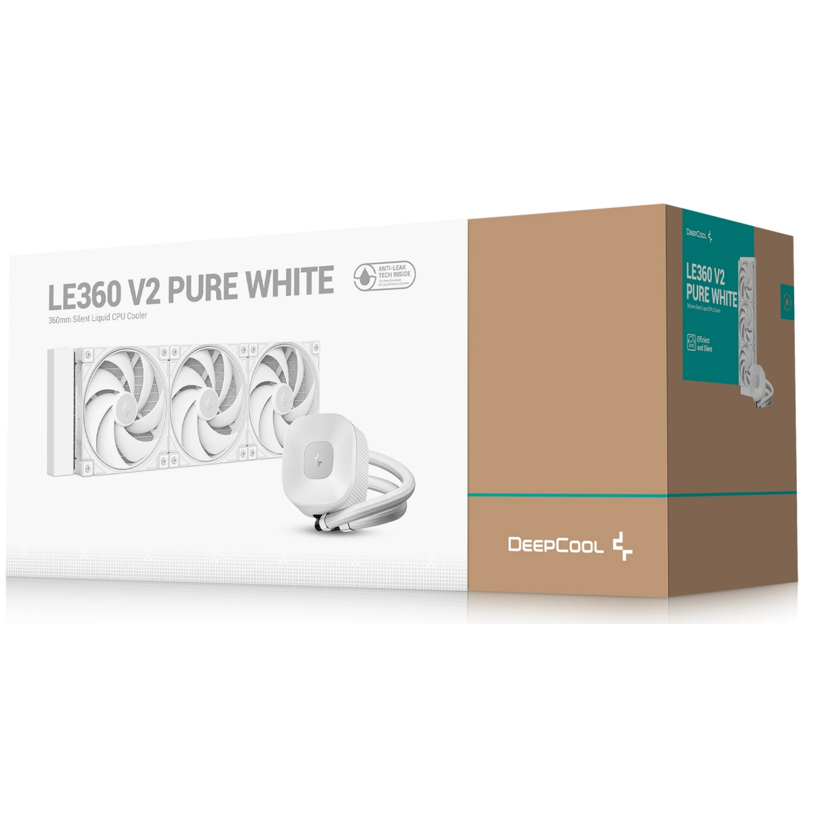 Система жидкостного охлаждения DeepCool LE360 V2 PURE WH — изображение 4