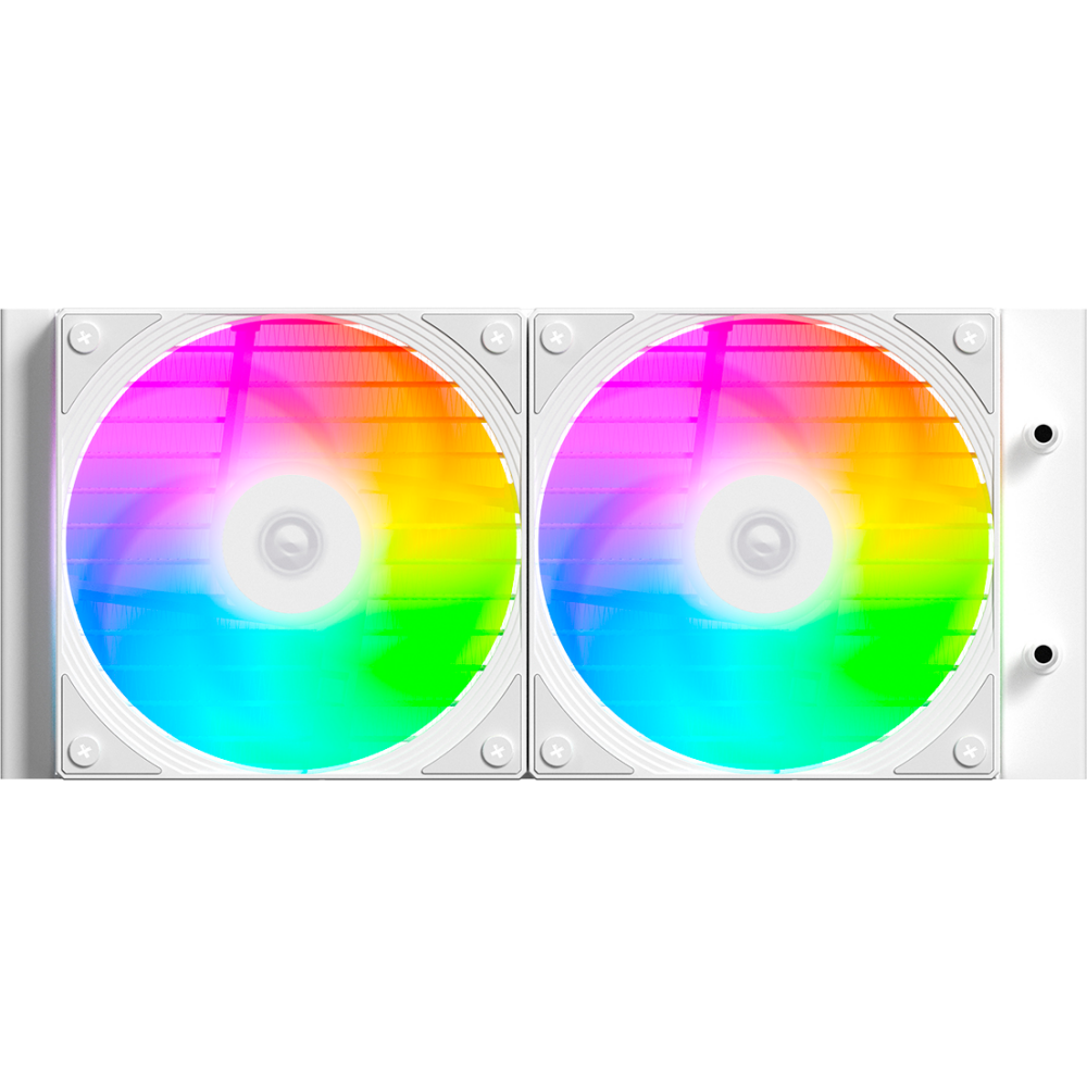Система жидкостного охлаждения ID-COOLING FX240 Infinity ARGB WHITE — изображение 2