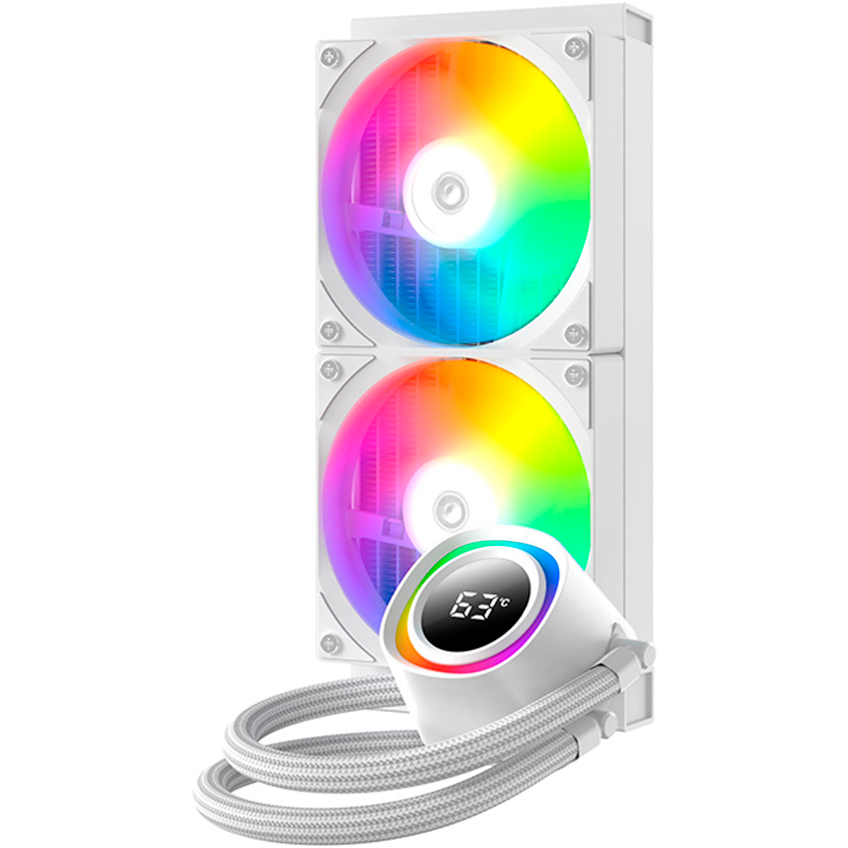 Система жидкостного охлаждения ID-COOLING FX240 TD WHITE — изображение 5
