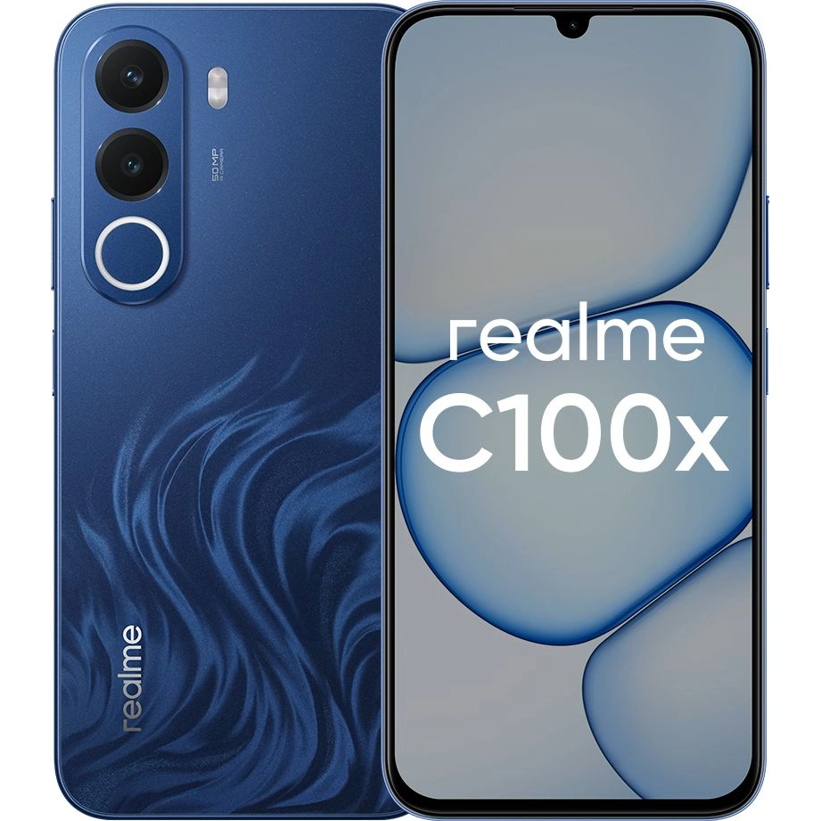 Смартфон Realme C100X 4/128GB Deepblue Tides (RMX5366)