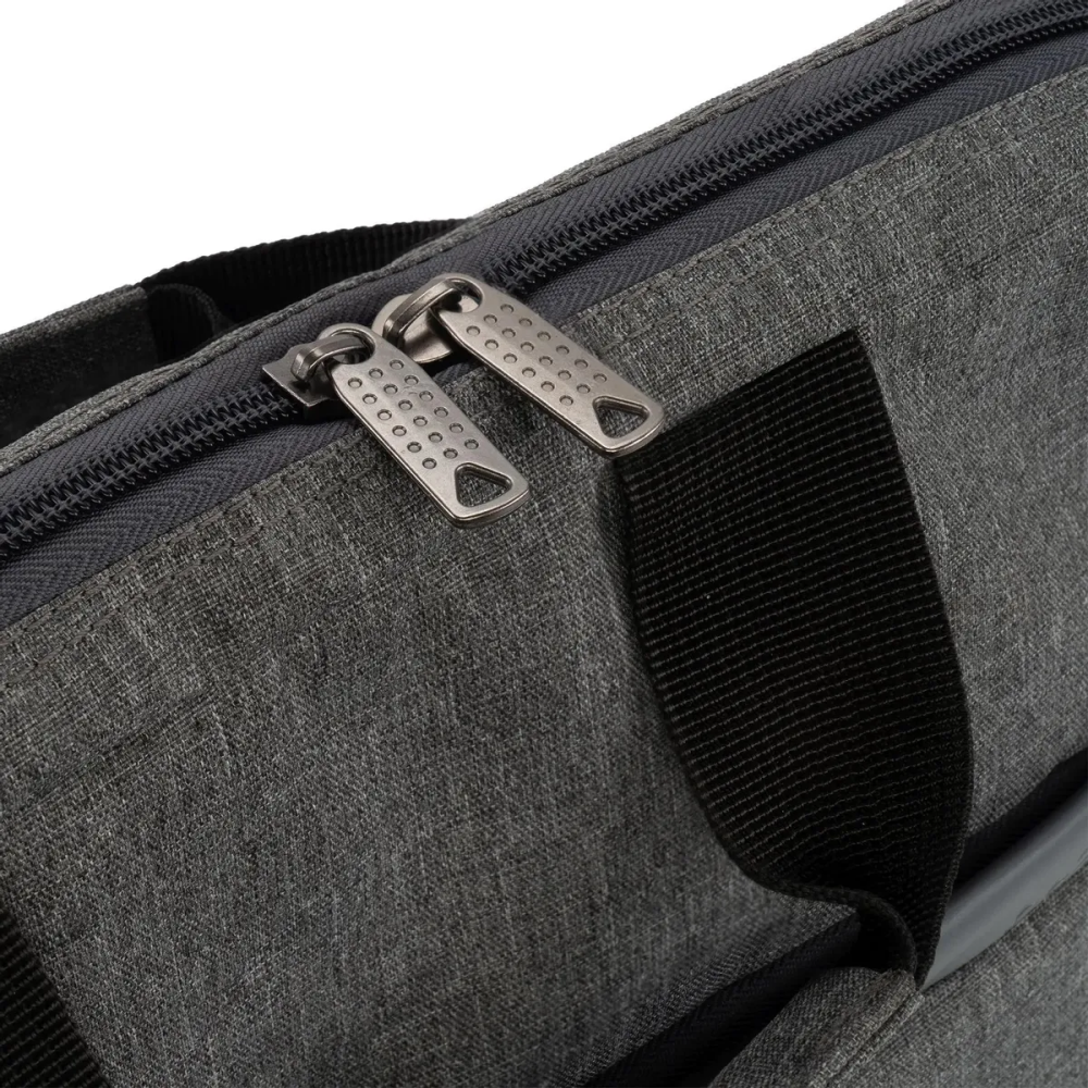 Сумка для ноутбука Digma N-370 Grey/Black — изображение 8