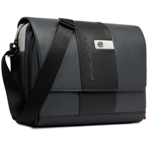 Сумка для ноутбука Piquadro Messenger Laptop Bag 14" Grey/Black (CA6802UB00)