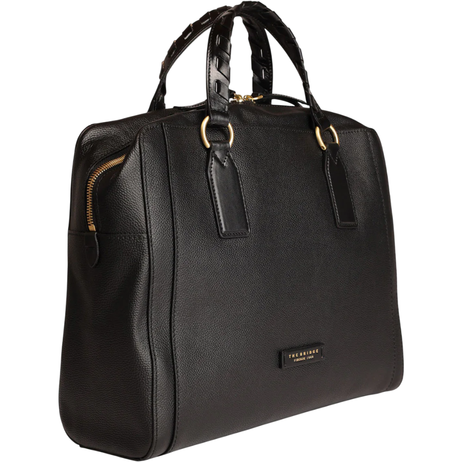 Сумка для ноутбука The Bridge Ines Briefcase Nero — изображение 2