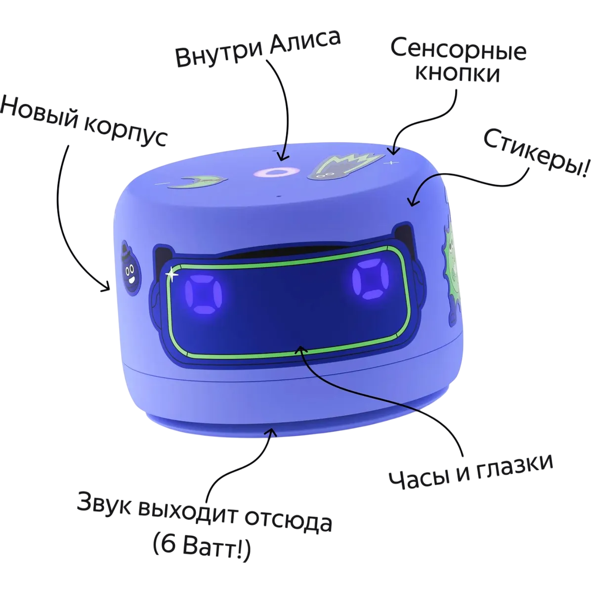Умная колонка Яндекс Станция Лайт 2 Фиолетовый (YNDX-00026VIO) — изображение 4