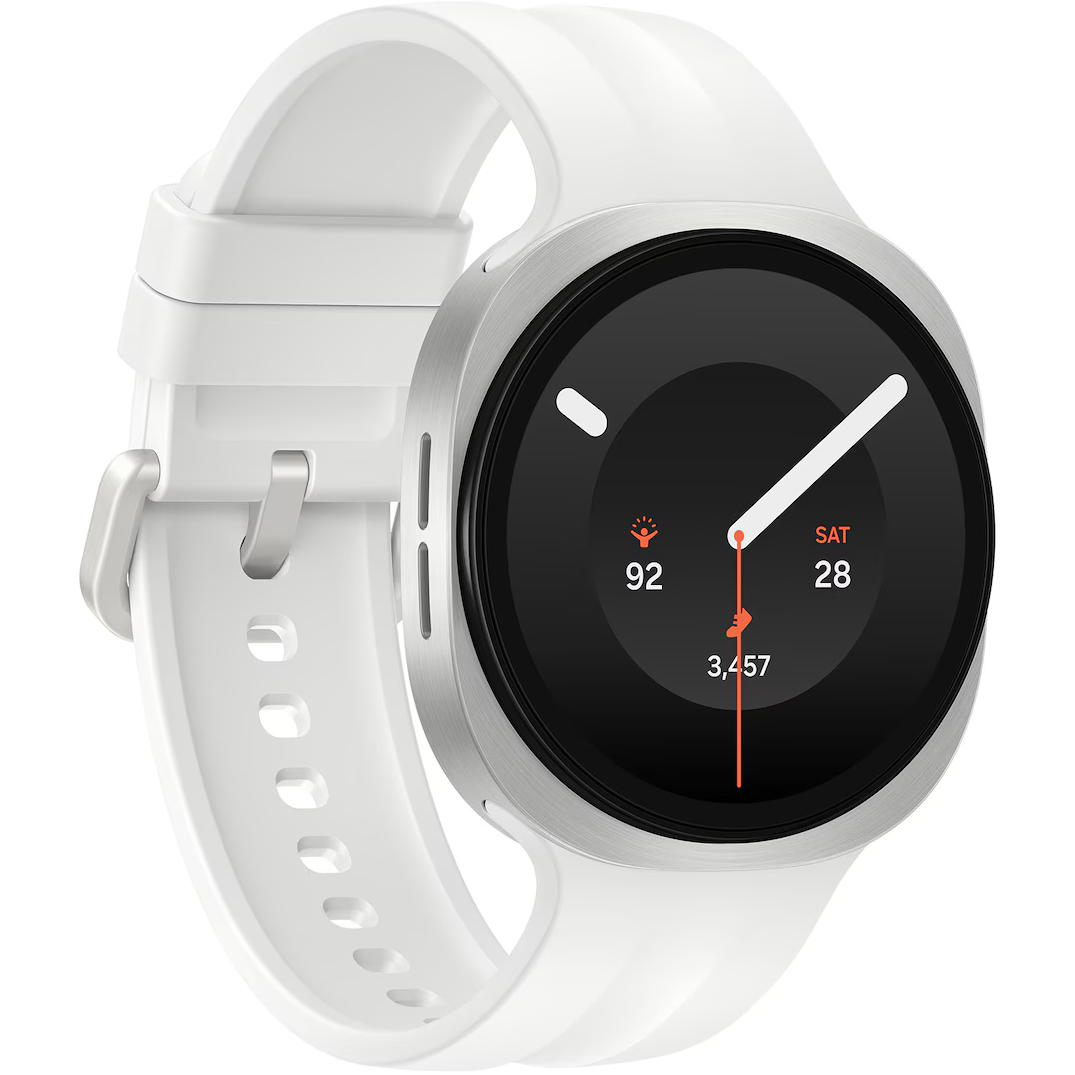 Умные часы Samsung Galaxy Watch9 LTE 40mm Sport Band White Gold — изображение 3