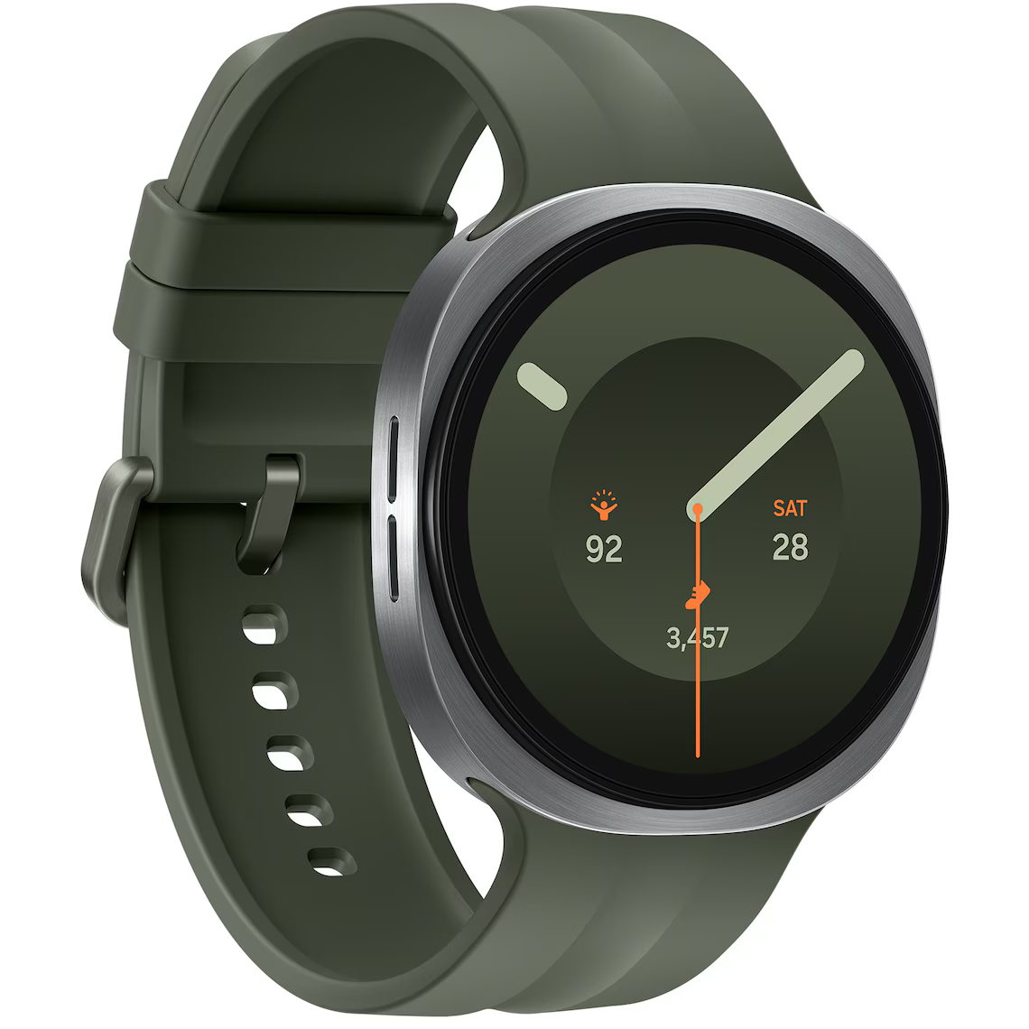 Умные часы Samsung Galaxy Watch9 LTE 44mm Sport Band Grey/Green — изображение 3