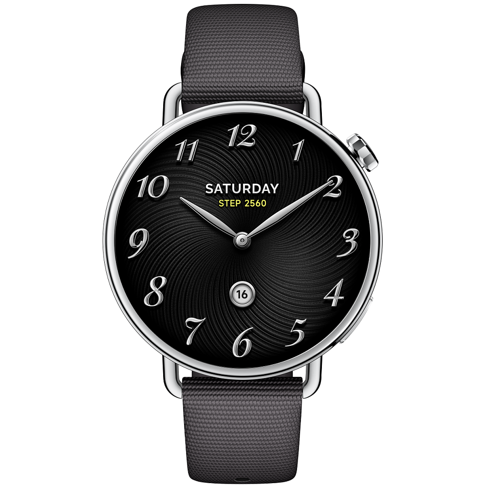 Умные часы Xiaomi Watch S4 41mm Fluororubber Strap Black — изображение 2