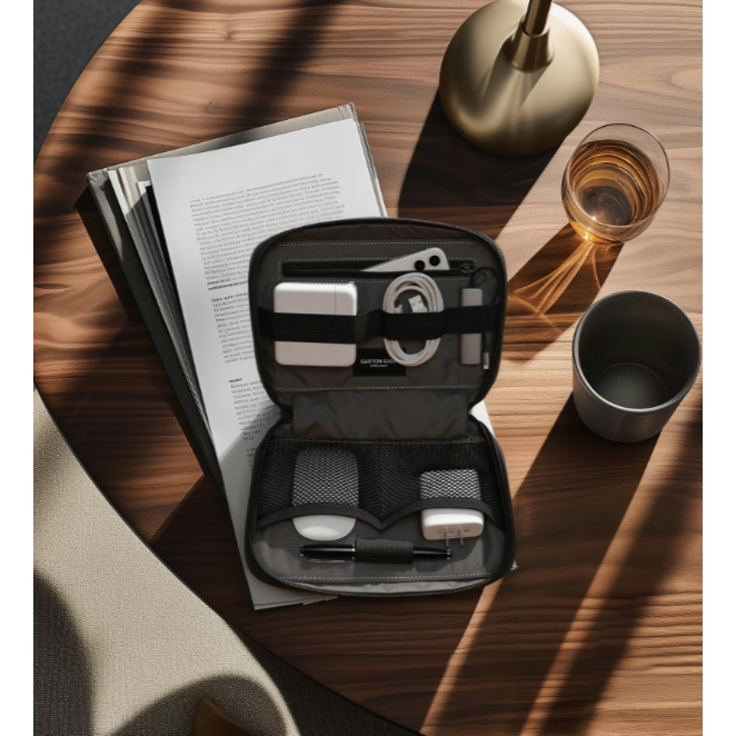Футляр для аксессуаров Gaston Luga Dash Tech Organizer Black — изображение 4